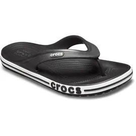 Crocs Unisex's Bayaband Flip Flop,Black/White,39/40 EU