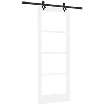 vidaXL Schiebetür rechts 83 x 211 cm Weiß
