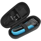 Yinke Tasche Etui für Braun Series 3/5/7/9 Rasierer Herren Elektrorasierer & Trimmer 51-M4500cs, 3040s, 71-B1200s, 9517s,extra Platz für Scherkopf und EasyClick Aufsatz, Hart Reise Tragen Hülle