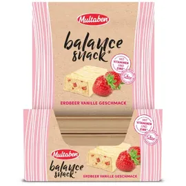 Multaben Balance Snack Riegel - 18x38g - Erdbeer Vanille