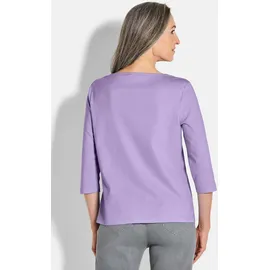 GOLDNER Basic Shirt U-Boot-Ausschnitt Lila 21