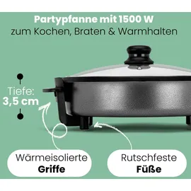 Clatronic PP 3401 Partypfanne 32 cm
