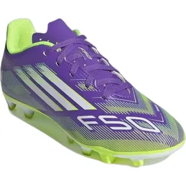 adidas F50 Club FG/MG Kinder Purple Rush/Ftwr White/Lucid Lemon 30