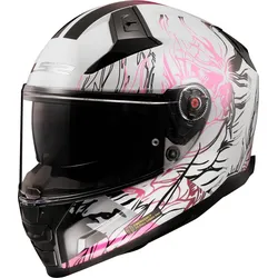 LS2 FF811 Vector II Darflo Helm, wit-pink, XS Voorman