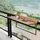 Vevor Balkon-Hängetisch, 1000x345mm, klappbarer Balkonhängetisch, Klapptisch für Geländer im Freien, 5-stufig verstellbar, passend für Geländer von 1 bis 3,7 Zoll, Serviertisch für Terrasse und Deck