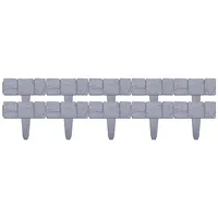 Gartenzaun Aus Kunststoff In Steinoptik – Rasen- Und Beeteinfassung – 10er-pack Dekorative Paneele