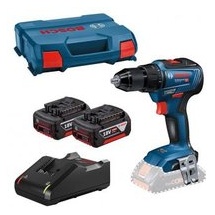 Bosch GSR 18V-55 Professional inkl. 2 x 3 Ah + L-Boxx 0615990L8A