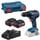 Bosch GSR 18V-55 Professional inkl. 2 x 3 Ah + L-Boxx 0615990L8A