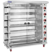 Royal Catering Hähnchengrill Gas - 6 Spieße - mit