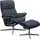 Stressless Mayfair mit Cross Base Microfaser 79 x 102 x 73 cm blue dinamica