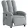 vidaXL Massagesessel Elektrisch 93 x 101 x 93 cm Hellgrau mit Fernbedienung