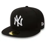 New Era Fitted Cap New York Yankees schwarz 7 3/8