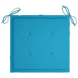 vidaXL Gartenstuhl 85 x 0 x 0 cm blau 8 St.