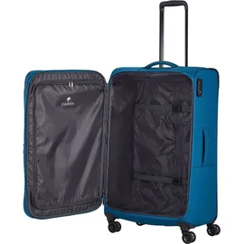 Travelite Chios Kofferset mit Beautycase Reisetasche + - Petrol