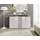 HBZ Sideboard 139 x 90 x 34 cm Grau / Weiß