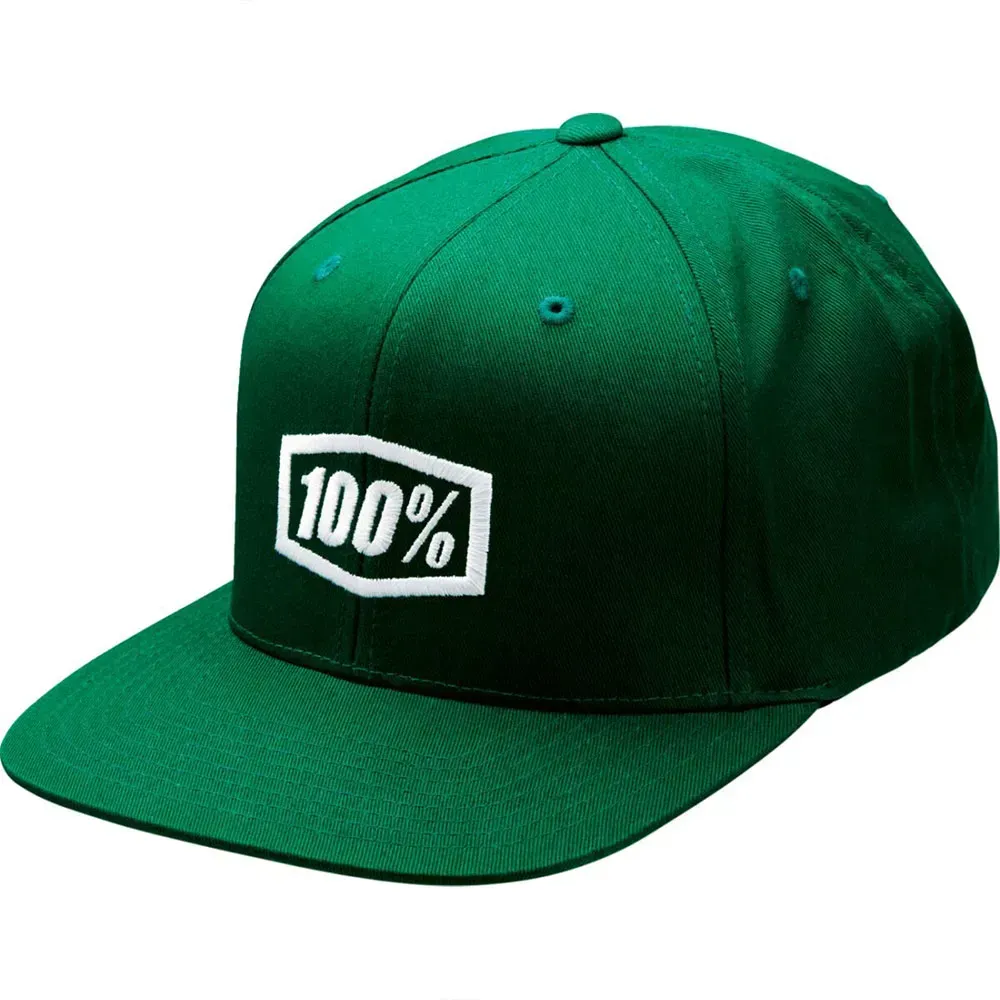 100percent Icon Kappe - Green / Green - One Size