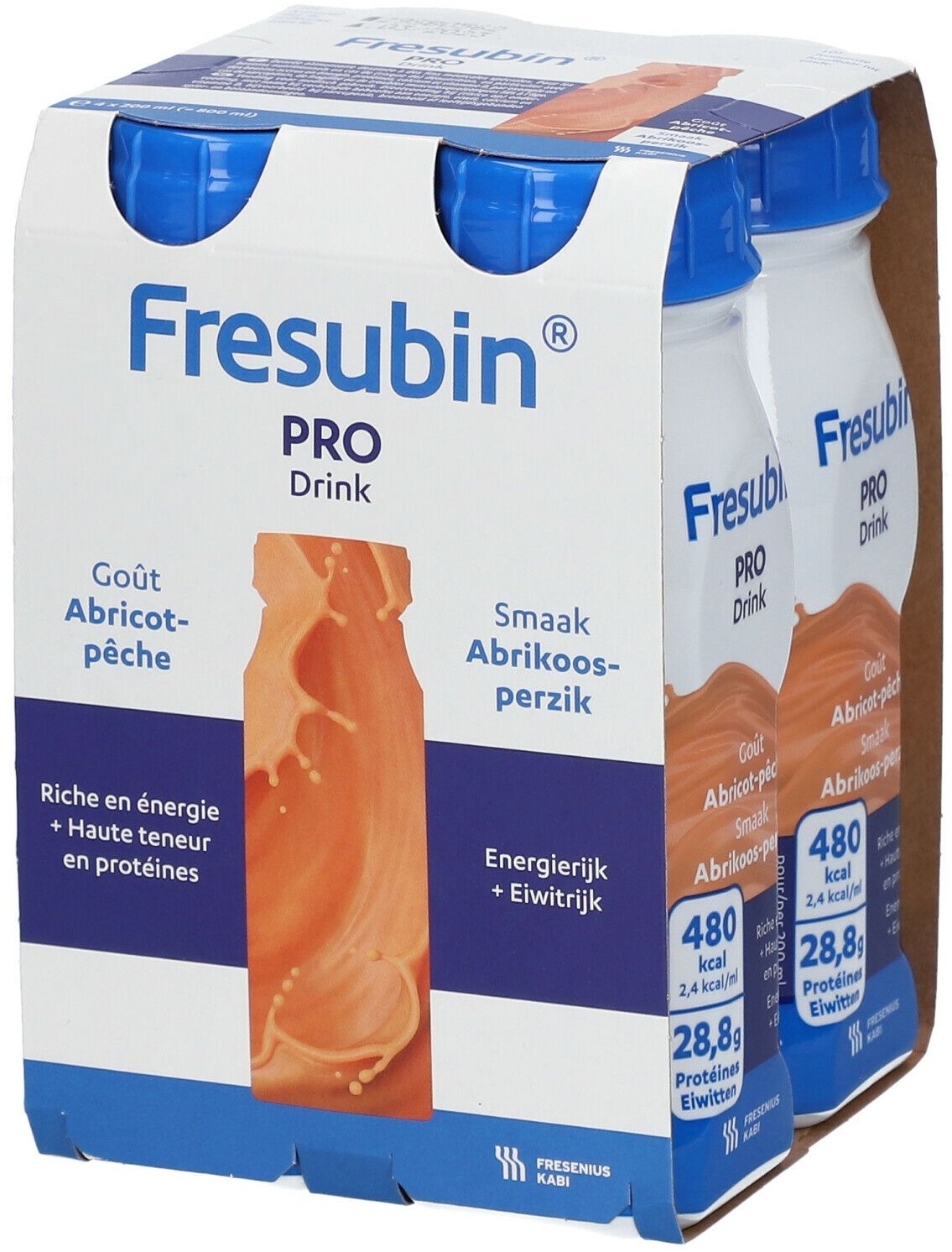 Fresubin® PRO Drink Abricot - Pêche 4x200 ml fluide