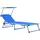vidaXL Klappliege Gartenliegen-Set 186 x 58 x 105 cm Blau