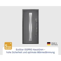 EcoStar Haustür ISOPRO IP 770S anthrazit metallic 110 x 210 cm