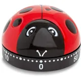 ADE TD 1602. Küchentimer Mechanischer Küchentimer Schwarz, Rot