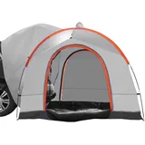 VEVOR Dachzelt Busvorzelt 240 x 240 x 230 cm, Auto Zelt Heckklappe Inkl. Doppelschichtzelt PU2000 mm Dachzelt Autodachzelt Wasserdicht, Geeignet für Camping, Adventure, Risen, Picknick usw.