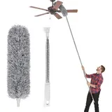luxuskollektion Staubwedel Teleskopstange 254 cm Grau