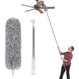 luxuskollektion Staubwedel Teleskopstange 254 cm Grau