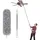 luxuskollektion Staubwedel Teleskopstange 254 cm Grau