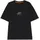 Boss T-Shirt BOSS ORANGE "Te voyage", Jungen, Gr. XL, schwarz (schwarz001), Single Jersey, Obermaterial: 100% Baumwolle, unifarben, regular fit hüftlang, Rundhals, Shirts T-Shirt, mit coolem Logo-Druck
