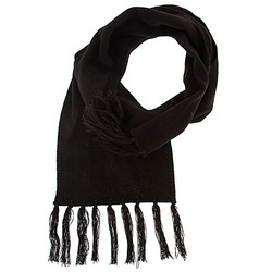 Strickschal, schwarz