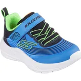 Skechers MICROSPEC ADVANCE Sneaker, Sneaker, Babyschuh, Klettschuh mit zusätzlichem Gummizug blau 25 EU