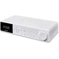 MEDION E6660 Küchen Unterbauradio (DAB+ Küchenradio, PLL UKW Radio, Bluetooth, LED Lichtleiste, Unterbau, Koch Timer, Uhrzeitanzeige) weiß