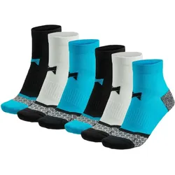 Xtreme – Laufsocken – Unisex – 6er-Pack – Blau – Herren-Laufsocken BLAU 35/38