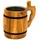 MyBer Bierkrug Holz 0,5 l
