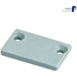 Rutec Projekt Endkappe UP18/12 - 2 Stück, mit 4 Schrauben RUP-PFD050