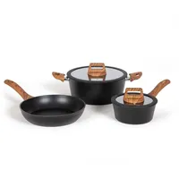 LIVOO MEP147 TOPFSET ALU INDUKTION KOCHTOPFSET SET BRATPFANNE 2 TÖPFE 82545917