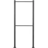 Wiltec Wiltec, Briefkasten Zubehör, Briefkasten Ständer 4fach Anthrazit 170x70cm Postkasten Standbriefkasten