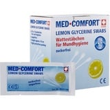 75 x MED COMFORT Wattestäbchen Lemon für Mundhygiene