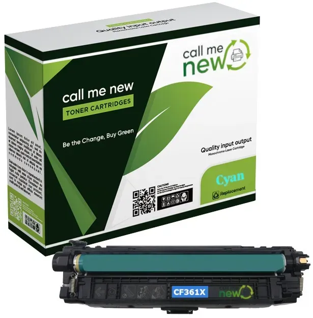 Callmenew Toner für HP CF361X cyan Color LaserJet Enterprise Flow MFP M 577 M...