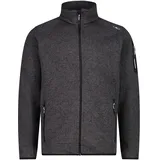 CMP - Knit-Tech-Fleecejacke für Herren, Schwarzer Gletscher, 50