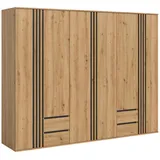 Möbel Boss Kleiderschrank Tofta 240 x 190 x 56 cm Braun