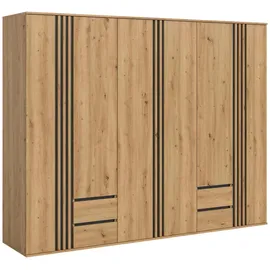 Möbel Boss Kleiderschrank Tofta 240 x 190 x 56 cm Braun