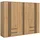 Möbel Boss Kleiderschrank Tofta 240 x 190 x 56 cm Braun