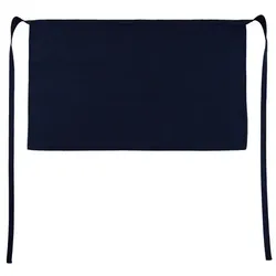 BRUSSELS Short Bistro Apron: One Size / Navy
