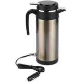1000 Ml 12 V Edelstahl-elektro-wasserkocher Für Auto, Reise-thermoskanne Mit Heizfunktion