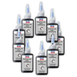 9x 50g LIQUI MOLY 3807 Klebstoff Buchsen- und Lagerbefestigung Kleber Gummi