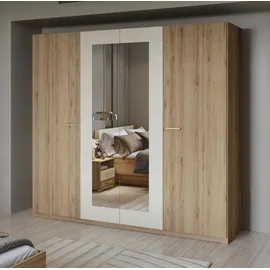 Home Affaire Drehtürenschrank Bitry 228 x 214,5 x 59 cm Beige