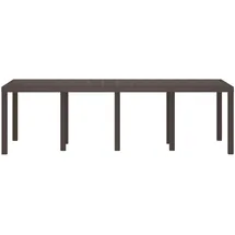 vidaXL Gartentisch 250 x 100 x 73 cm Braun