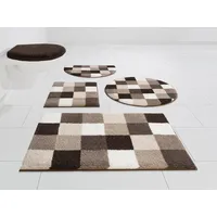 GRUND Badematte GRUND "Mosaik, Badvorleger, Badezimmer Teppich, sehr weich"
