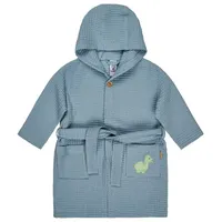 Sterntaler Bademantel Dino Rexi blau,